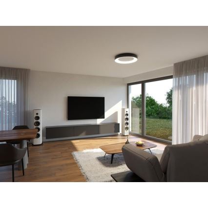 LED2 - LED Himmennettävä kattovalo BELLA LED/80W/230V 3000K/4000K musta