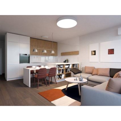 LED2 - LED Himmennettävä kattovalo MONO LED/100W/230V 3000K/4000K valkoinen