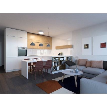 LED2 - LED Himmennettävä kattovalo MONO LED/100W/230V 3000K/4000K valkoinen