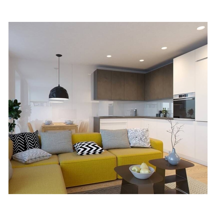 LED2-LED Himmennettävä upotettava kylpyhuonevalo ZETA LED/10W/230V 3000K IP44