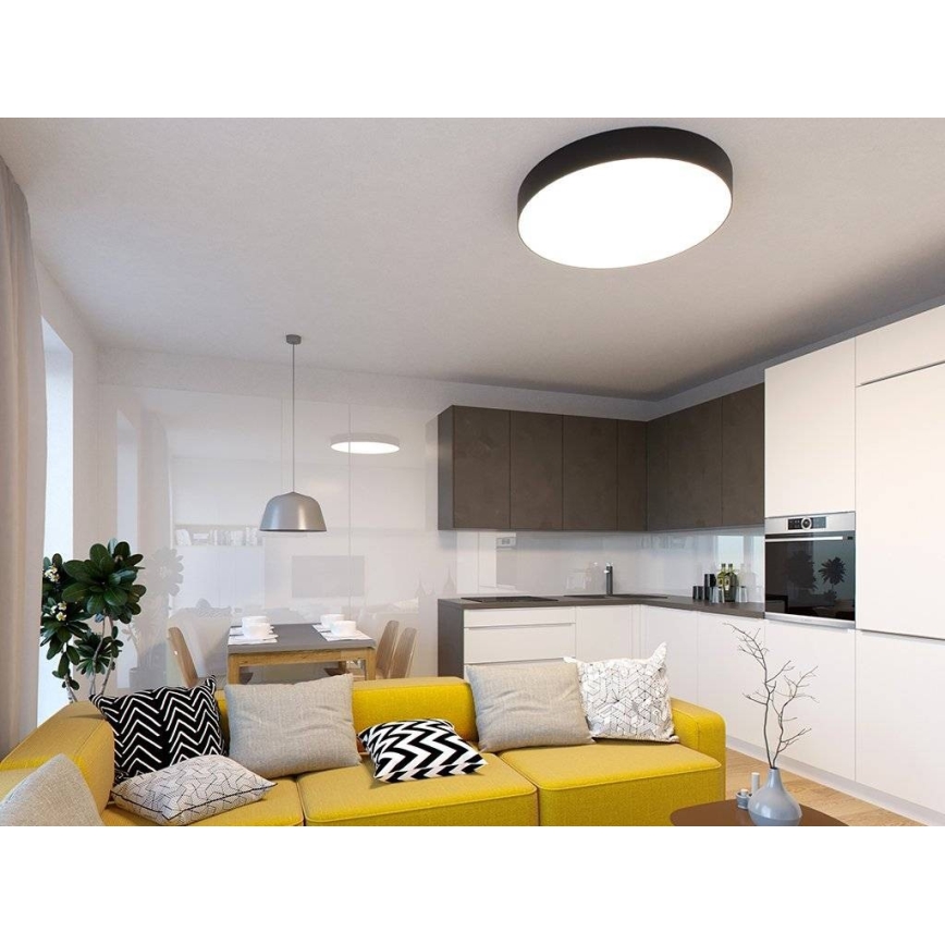 LED2 - LED Kattovalo MONO LED/30W/230V 3000K/4000K musta