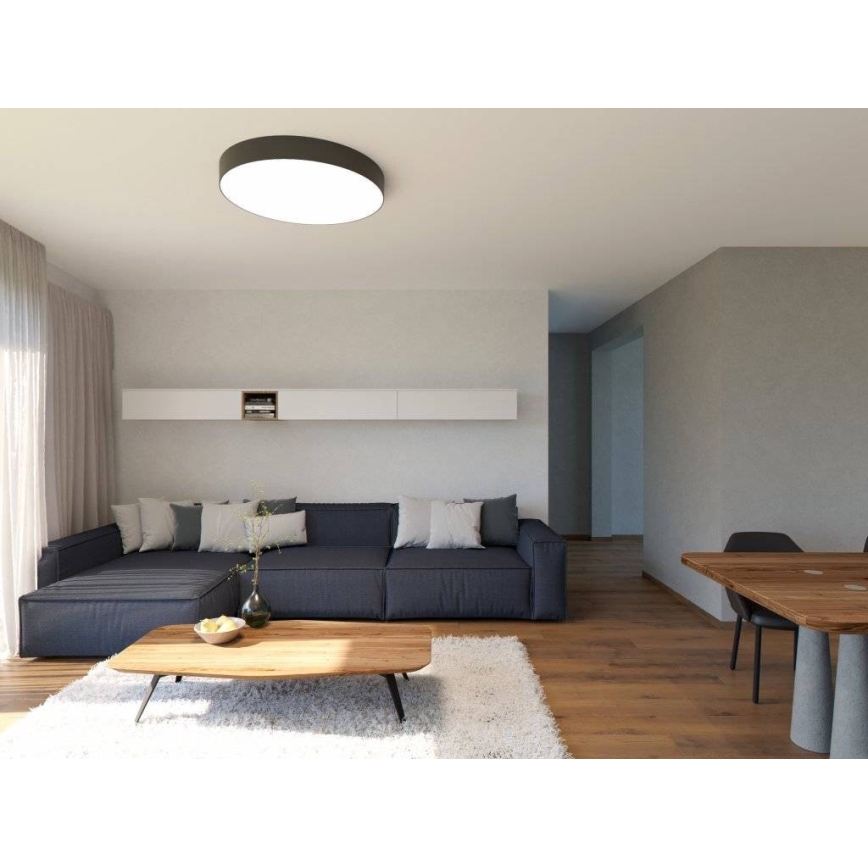 LED2 - LED Kattovalo MONO LED/30W/230V 3000K/4000K musta