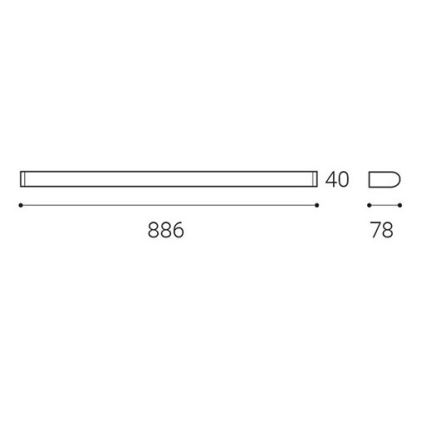 LED2 - LED Kylpyhuoneen seinävalo TONDA LED/18W/230V IP44 3000K/4000K