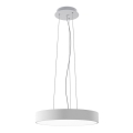 LED2 - LED-riippuvalaisin MONO SLIM LED/30W/230V 3000K/4000K halkaisija 40 cm valkoinen