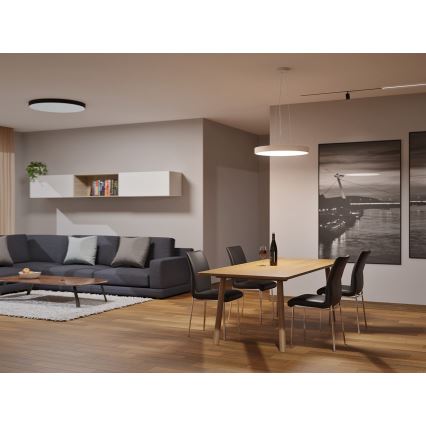 LED2 - LED-riippuvalaisin MONO SLIM LED/30W/230V 3000K/4000K halkaisija 40 cm valkoinen