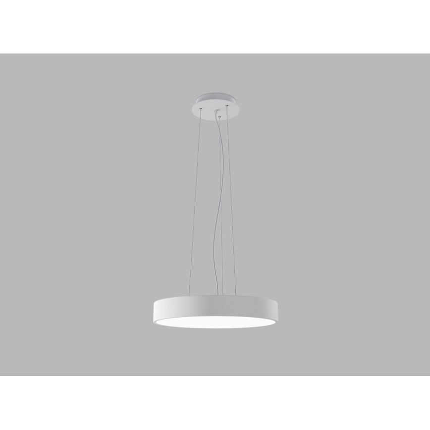 LED2 - LED-riippuvalaisin MONO SLIM LED/30W/230V 3000K/4000K halkaisija 40 cm valkoinen