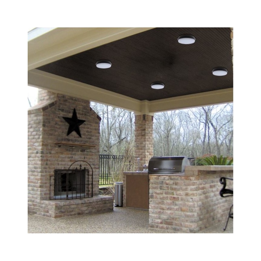 LED2 - LED-ulkokattovalaisin LUNA LED/25W/230V  IP54 pyöreä