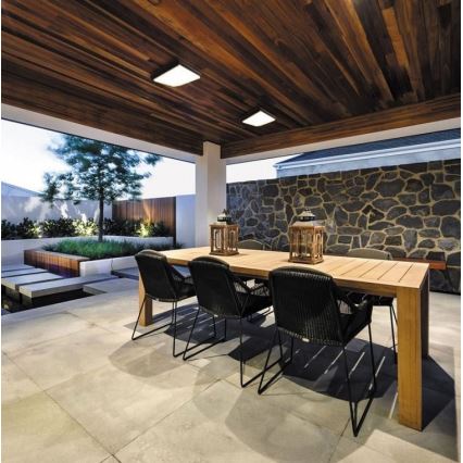 LED2 - LED-ulkokattovalaisin QUADO LED/10W/230V antrasiitti IP54