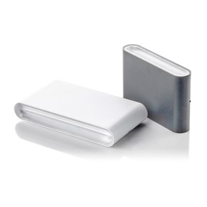 LED2 - LED Ulkoseinävalo FLAT 2xLED/3W/230V IP65 3000K/4000K/5700K musta