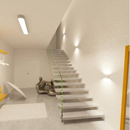 LED2 - LED Ulkoseinävalo FLAT 2xLED/3W/230V IP65 3000K/4000K/5700K valkoinen