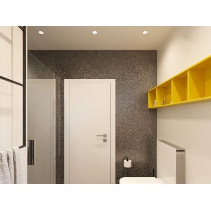 LED2 - LED Upotettu spottivalo RAY LED/10W/230V valkoinen IP44