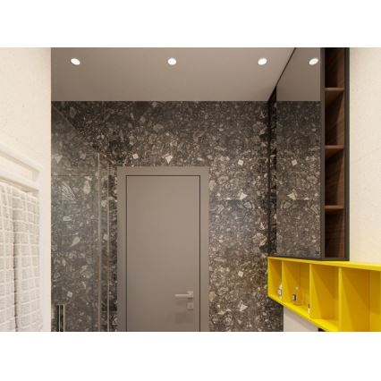 LED2 - LED Upotettu spottivalo RAY LED/10W/230V valkoinen IP44