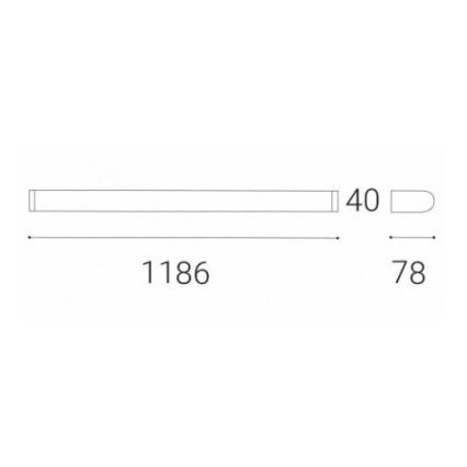 LED2 - LED Peilivalon kylpyhuoneeseen TONDA LED/24W/230V IP44