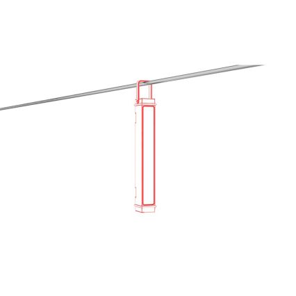 Ledlenser AF2R - himmennettävä ladattava LED-työvalaisin, IP54, 1000 lm, 50 h, 4810 mAh
