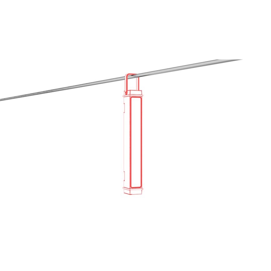 Ledlenser AF2R - himmennettävä ladattava LED-työvalaisin, IP54, 1000 lm, 50 h, 4810 mAh