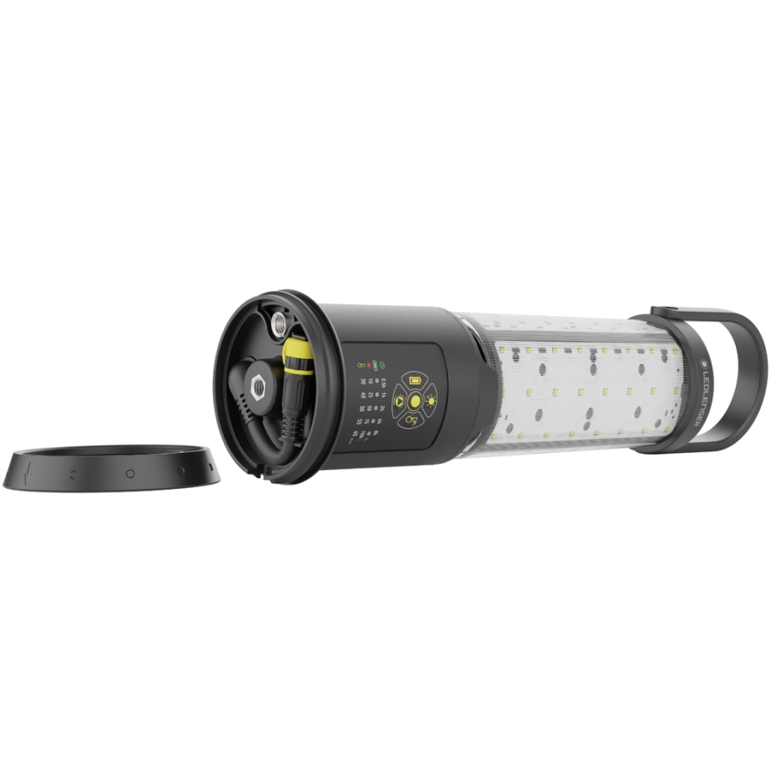 Ledlenser AL10R Work - tehokas himmennettävä ladattava LED-taskulamppu, 4700 mAh, IP67, 6300 lm, 9,5 h