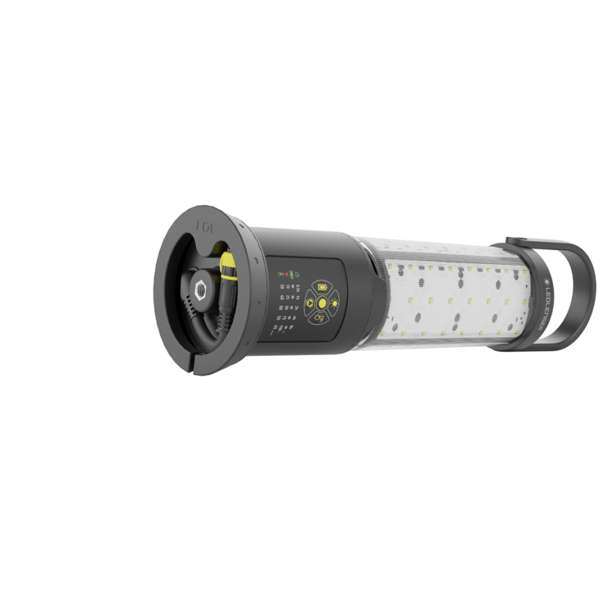 Ledlenser AL10R Work - tehokas himmennettävä ladattava LED-taskulamppu, 4700 mAh, IP67, 6300 lm, 9,5 h