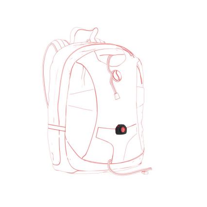 Ledlenser CU2R - LED-signaalivalaisin LED/280 mAh musta