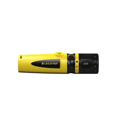 Ledlenser EX7R - LED-himmennettävä ladattava taskulamppu, 3250 mAh, IP68, 220 lm, 45 h, keltainen