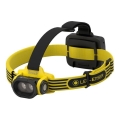 Ledlenser EXH6R - himmennettävä ladattava otsalamppu LED/1900 mAh IP68 250 lm 15 h keltainen