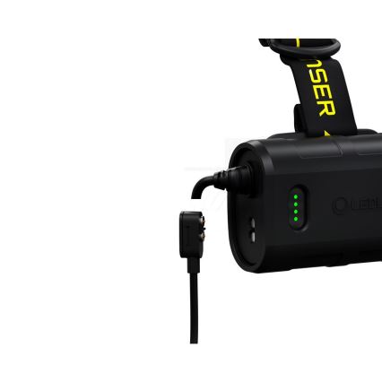 Ledlenser H15R WORK - himmennettävä ladattava LED-otsalamppu, 4800 mAh, IP67, 2500 lm, 70 h, musta