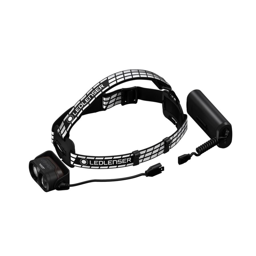 Ledlenser H19R SIGNATURE - ladattava ja himmennettävä LED-otsalamppu, 4800 mAh, IP68, 4000 lm, 20 h, musta