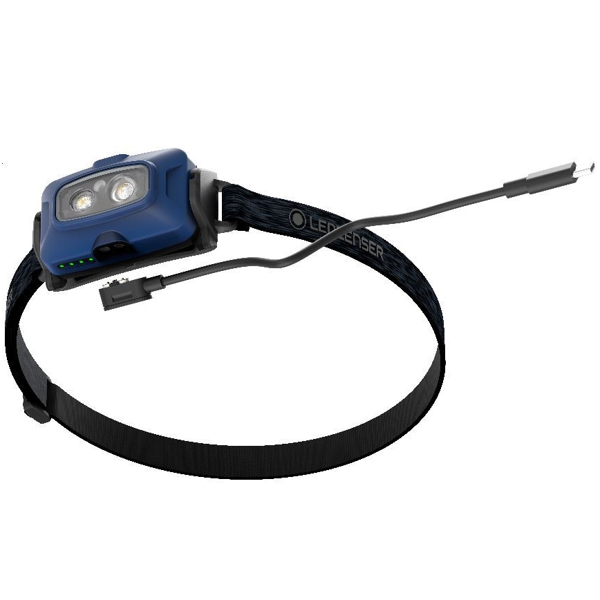 Ledlenser HF4R Core - himmennettävä ladattava LED-otsalamppu LED/1000 mAh IP68 500 lm 35 h sininen