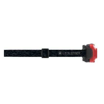 Ledlenser HF4R Core - himmennettävä ladattava otsalamppu, LED, 1000 mAh, IP68, 500 lm, 35 h, punainen