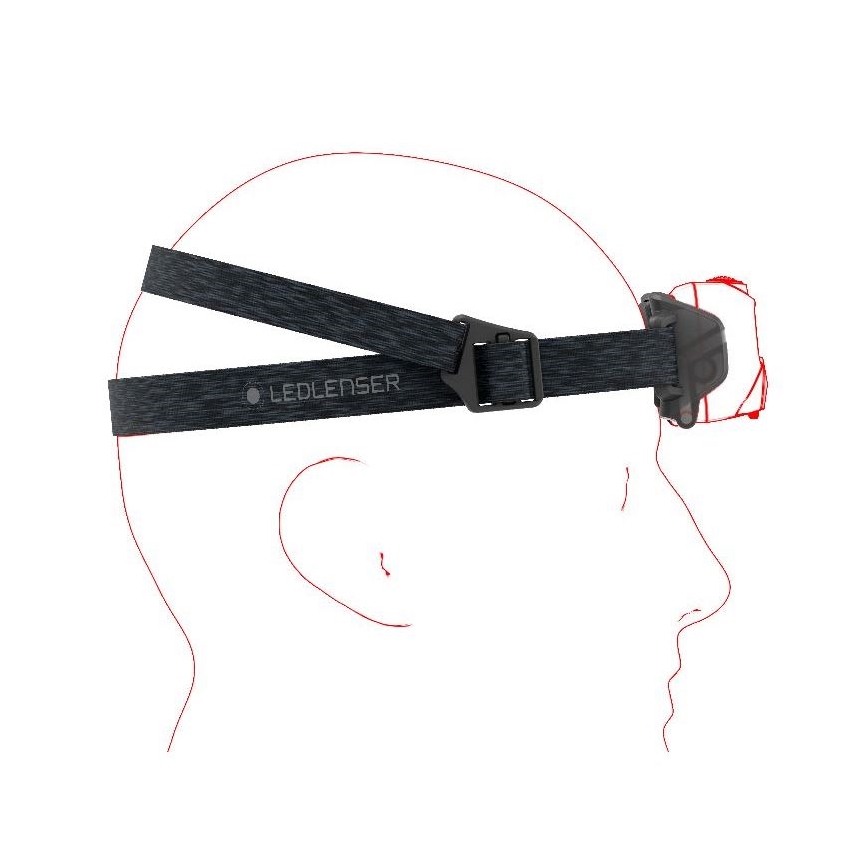 Ledlenser HF6R Core - LED-himmennettävä ladattava otsalamppu LED/2000 mAh IP68 800 lm 60 h sininen