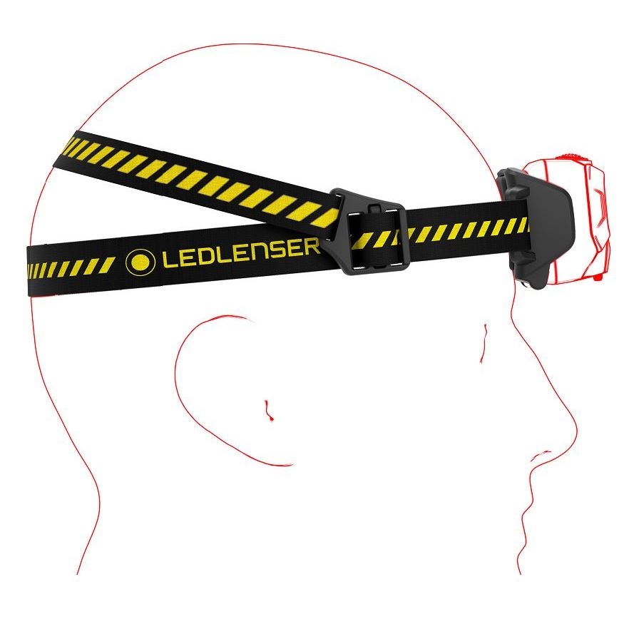 Ledlenser HF6R Work - himmennettävä ladattava LED-otsalamppu LED/2000 mAh IP68 800 lm 60 h musta