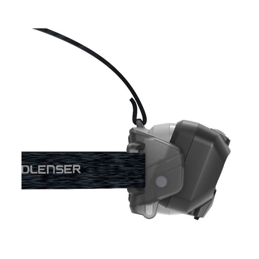 Ledlenser HF8R Core - himmennettävä LED-otsalamppu, ladattava 2000 mAh, IP68, 800 lm, 60 h, harmaa