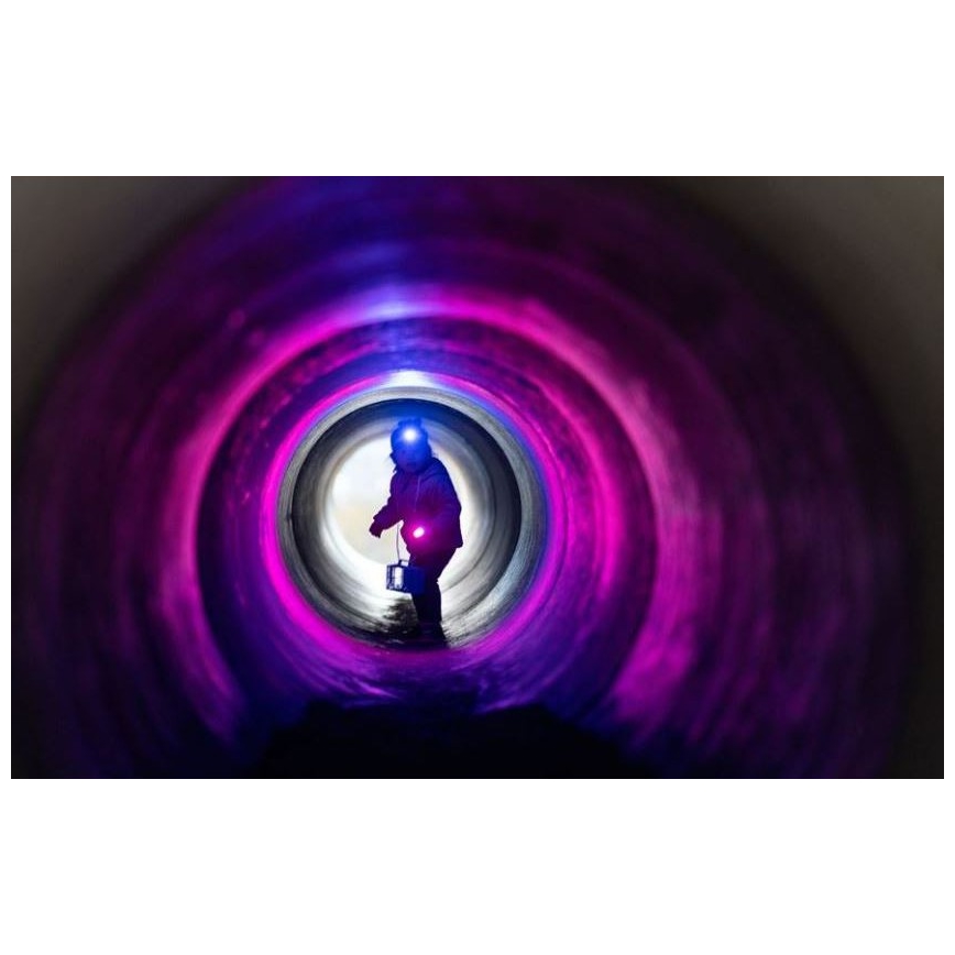 Ledlenser KIDBEAM4 RAINBOW - himmennettävä lasten LED-taskulamppu LED/2xAAA IP44 violetti