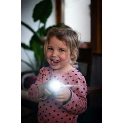 Ledlenser KIDBEAM4 RAINBOW - himmennettävä lasten LED-taskulamppu LED/2xAAA IP44 violetti