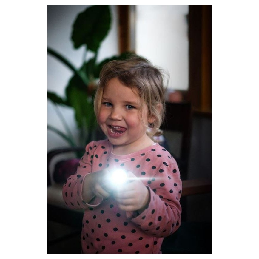 Ledlenser KIDBEAM4 RAINBOW - himmennettävä lasten LED-taskulamppu LED/2xAAA IP44 violetti