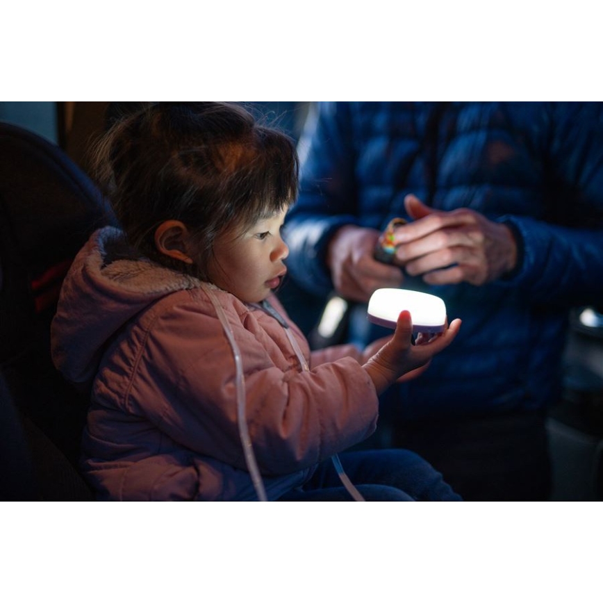 Ledlenser KIDCAMP6 RAINBOW - himmennettävä kannettava LED-lamppu, LED/3xAAA, IP44, sininen