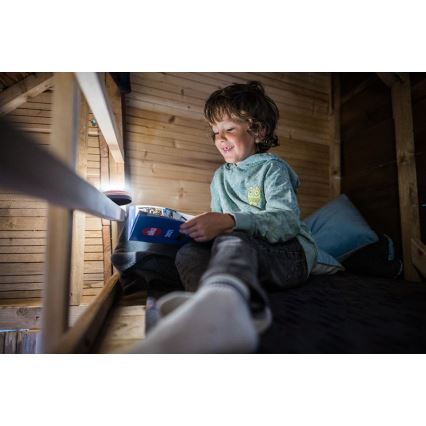 Ledlenser KIDCAMP6 RAINBOW - himmennettävä kannettava LED-lamppu, LED/3xAAA, IP44, sininen