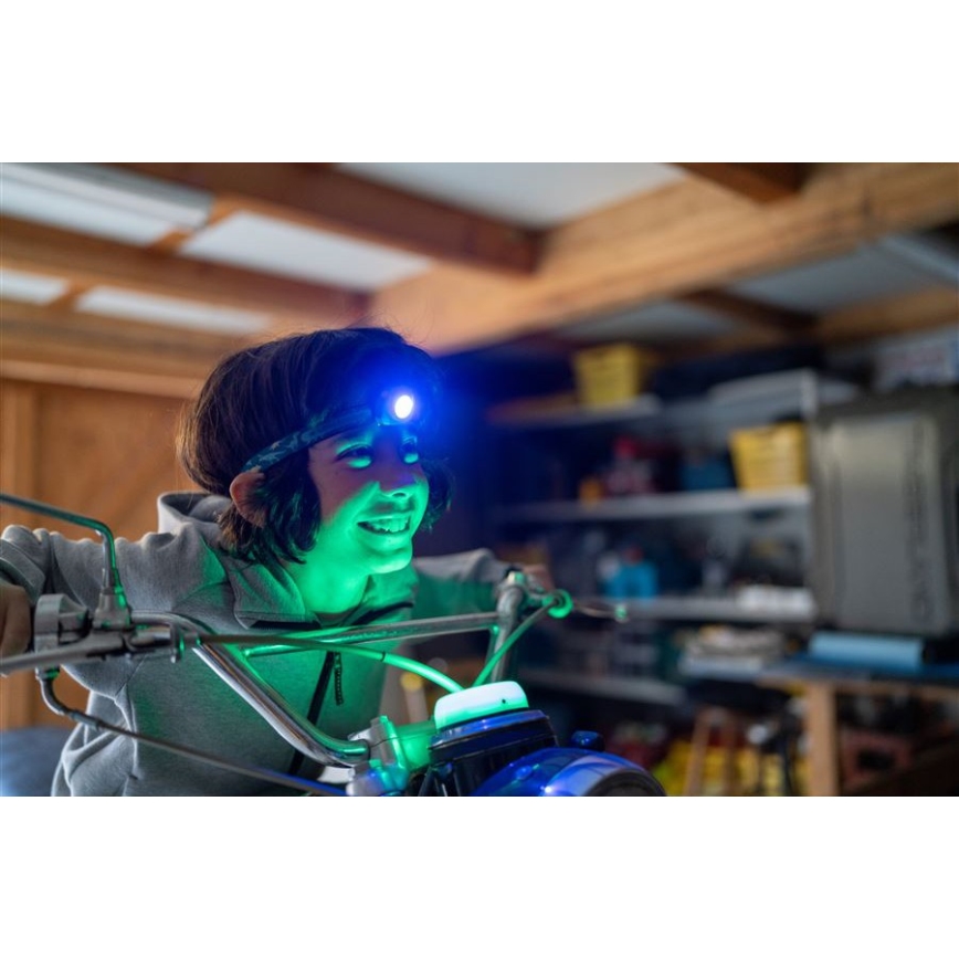 Ledlenser KIDCAMP6 RAINBOW - himmennettävä kannettava LED-lamppu, LED/3xAAA, IP44, sininen