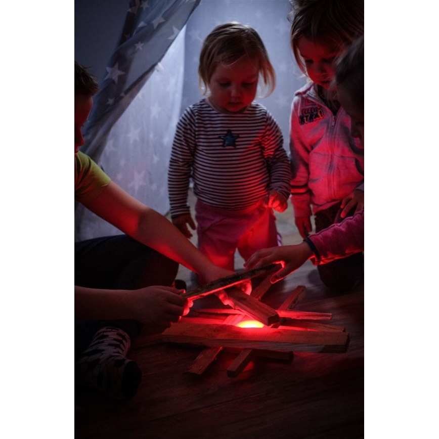 Ledlenser KIDCAMP6 RAINBOW - himmennettävä kannettava LED-lamppu, LED/3xAAA, IP44, sininen