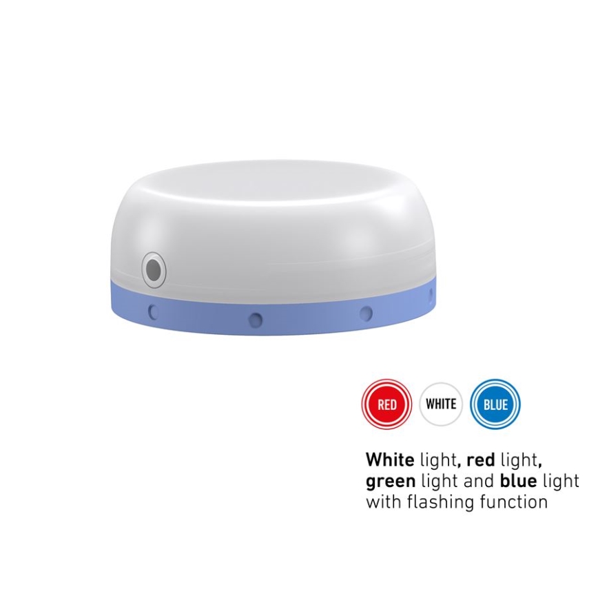 Ledlenser KIDCAMP6 RAINBOW - himmennettävä kannettava LED-lamppu, LED/3xAAA, IP44, sininen