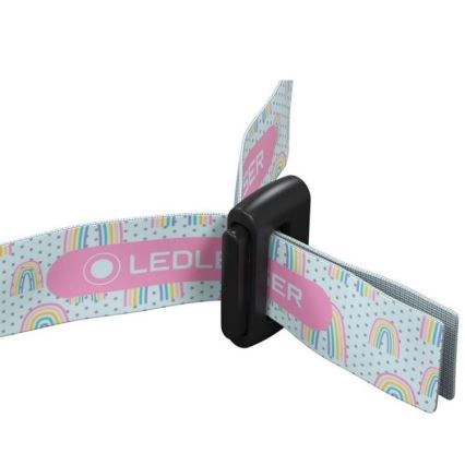 Ledlenser KIDLED4R RAINBOW - LED himmennettävä ladattava lasten otsalamppu LED/280 mAh IPX4 40lm 18 h violetti