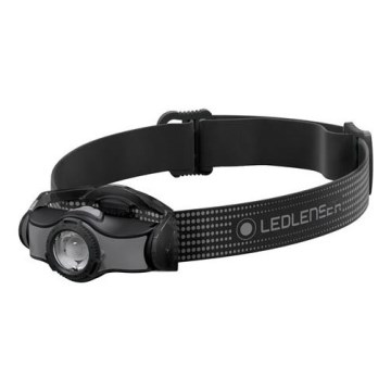 Ledlenser MH3 - himmennettävä LED-otsalamppu LED/1xAA IP54 200 lm 35 tuntia musta