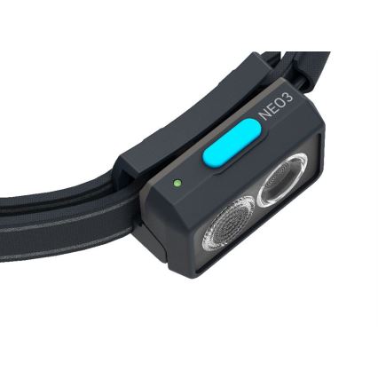 Ledlenser NEO3 - himmennettävä LED-otsalamppu LED/3xAAA IP54 400 lm 20 h sininen