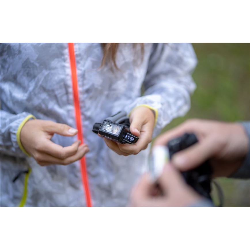 Ledlenser NEO5R - LED himmennettävä ladattava otsalamppu LED/1800mAh IP54 600 lm 35 h musta