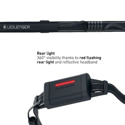 Ledlenser NEO5R - himmennettävä ladattava LED-otsalamppu LED/1800 mAh IP54 600 lm 35 h sininen