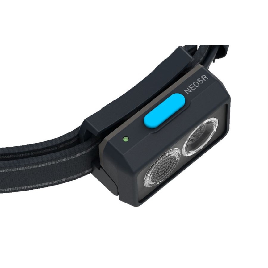 Ledlenser NEO5R - himmennettävä ladattava LED-otsalamppu LED/1800 mAh IP54 600 lm 35 h sininen