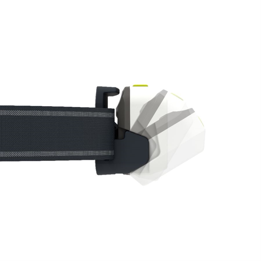 Ledlenser NEO5R - himmennettävä ladattava LED-otsalamppu, 1800 mAh, IP54, 600 lm, 35 h, musta/valkoinen