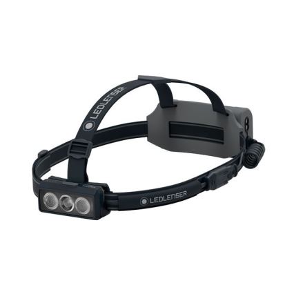 Ledlenser NEO9R - himmennettävä ladattava LED-otsalamppu 5000 mAh IP54 1200 lm 120 h musta/harmaa