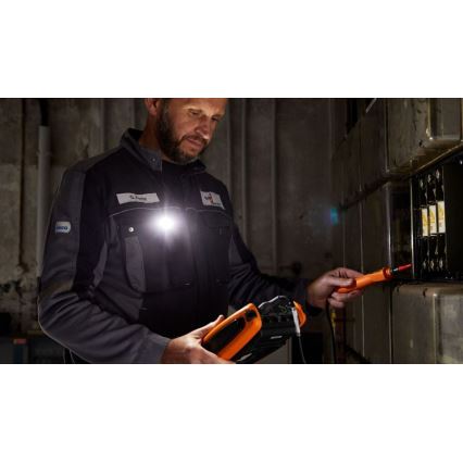 Ledlenser W1R - LED himmennettävä ladattava työvalaisin klipsillä LED/740 mAh IP54 220 lm