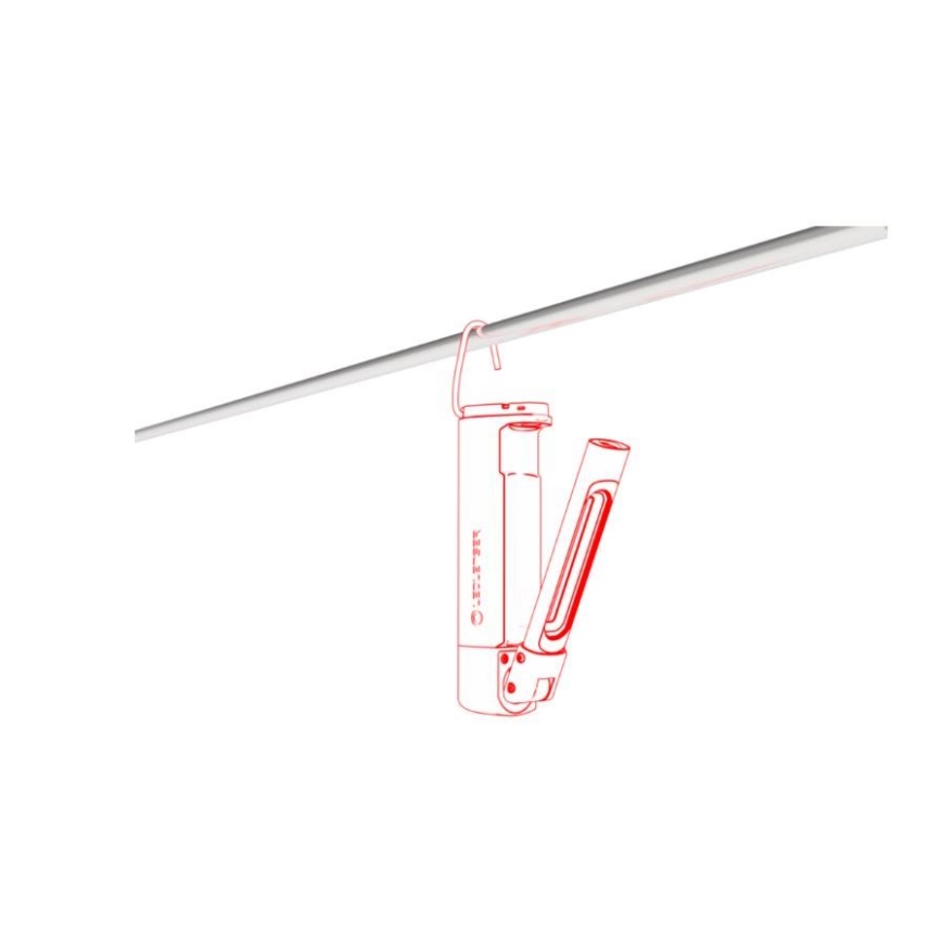 Ledlenser W7R - himmennettävä ladattava LED-työvalo LED/2500 mAh IP54 600 lm