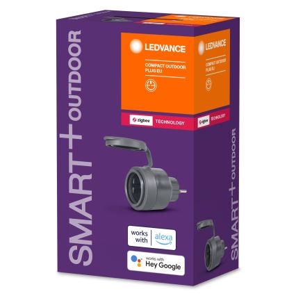 Ledvance - Älypistorasia ulkokäyttöön SMART+ PLUG 3680W IP44